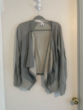 CAbi Sage Waterfall Open-Front Cardigan, EUC #501